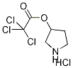 3-Pyrrolidinyl 2,2,2-trichloroacetatehydrochloride Structure
