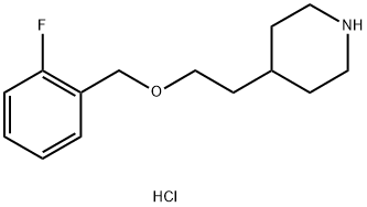 4-{2-[(2-Fluorobenzyl)oxy]ethyl}piperidinehydrochloride,1219980-76-3,结构式