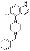 4-(4-Benzylpiperazino-1-yl)-5-fluoroindol