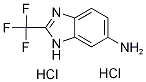 2-Trifluoromethyl-3H-benzoimidazol-5-ylaminedihydrochloride 结构式