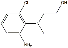 2-((2-氨基-6-氯苯基)(乙基)氨基)乙-1-醇, 1178691-25-2, 结构式