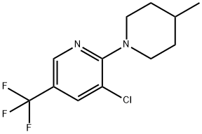 3-Chloro-2-(4-methyl-1-piperidinyl)-5-(trifluoromethyl)pyridine Struktur