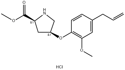 1354488-45-1 Methyl (2S,4S)-4-(4-allyl-2-methoxyphenoxy)-2-pyrrolidinecarboxylate hydrochloride