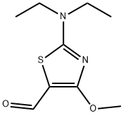 2-Diethylamino-4-methoxy-thiazole-5-carbaldehyde Struktur