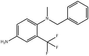 N-1-Benzyl-N-1-methyl-2-(trifluoromethyl)-1,4-benzenediamine Structure