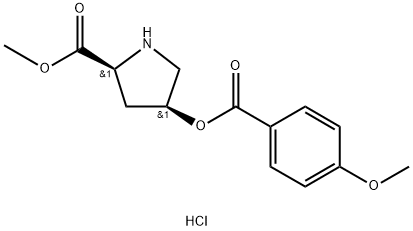 1354488-50-8 Methyl (2S,4S)-4-[(4-methoxybenzoyl)oxy]-2-pyrrolidinecarboxylate hydrochloride