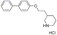3-[2-([1,1'-Biphenyl]-4-yloxy)ethyl]piperidinehydrochloride Structure