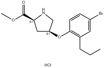 1354488-23-5 Methyl (2S,4S)-4-(4-bromo-2-propylphenoxy)-2-pyrrolidinecarboxylate hydrochloride