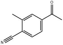 4-Acetyl-2-methylbenzonitrile Struktur