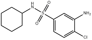 3-Amino-4-chloro-N-cyclohexylbenzenesulfonamide,1036534-16-3,结构式