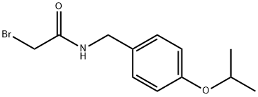 2-Bromo-N-(4-isopropoxybenzyl)acetamide 结构式