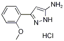 5-(2-Methoxy-phenyl)-2H-pyrazol-3-ylaminehydrochloride Structure