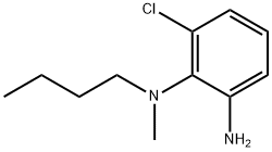 N~2~-butyl-3-chloro-N~2~-methyl-1,2-benzenediamine Struktur