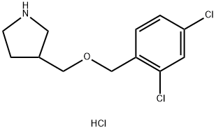 3-{[(2,4-Dichlorobenzyl)oxy]methyl}pyrrolidinehydrochloride