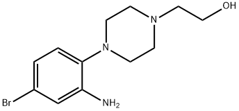 2-[4-(2-Amino-4-bromophenyl)-1-piperazinyl]-1-ethanol