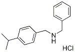 Benzyl-(4-isopropyl-benzyl)-amine hydrochloride Structure