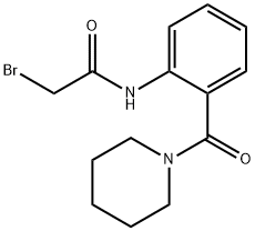 2-Bromo-N-[2-(1-piperidinylcarbonyl)phenyl]-acetamide,1138445-80-3,结构式