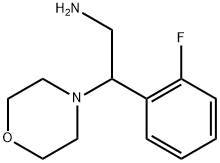 2-(2-氟苯基)-2-(吗啉-4-基)乙-1-胺, 927975-34-6, 结构式