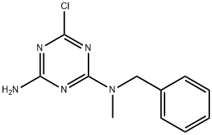 N2-Benzyl-6-chloro-N2-methyl-1,3,5-triazine-2,4-diamine Structure