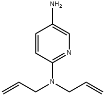 N2,N2-Diallyl-2,5-pyridinediamine 化学構造式