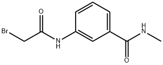 3-[(2-Bromoacetyl)amino]-N-methylbenzamide Structure
