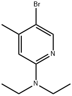 5-Bromo-N,N-diethyl-4-methyl-2-pyridinamine Structure