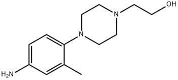 2-[4-(4-Amino-2-methylphenyl)-1-piperazinyl]-1-ethanol 结构式