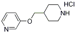 3-(4-Piperidinylmethoxy)pyridine hydrochloride Struktur