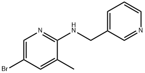 5-Bromo-3-methyl-N-(3-pyridinylmethyl)-2-pyridinamine Struktur