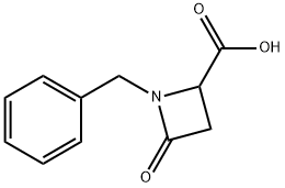 1-Benzyl-4-oxo-2-azetidinecarboxylic acid Struktur