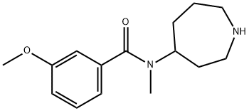 N-Azepan-4-yl-3-methoxy-N-methyl-benzamide Structure