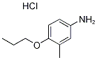 3-甲基-4-丙氧基苯胺盐酸 结构式
