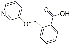 2-[(3-Pyridinyloxy)methyl]benzoic acid Structure