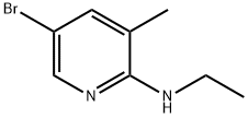 N-(5-Bromo-3-methyl-2-pyridinyl)-N-ethylamine Struktur