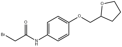 2-Bromo-N-[4-(tetrahydro-2-furanylmethoxy)phenyl]-acetamide 结构式