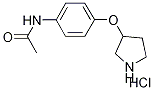 N-[4-(3-Pyrrolidinyloxy)phenyl]acetamidehydrochloride Struktur