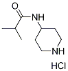 2-Methyl-N-(4-piperidinyl)propanamidehydrochloride 结构式