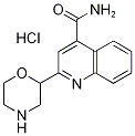 2-Morpholin-2-yl-quinoline-4-carboxylic acidamide hydrochloride Structure