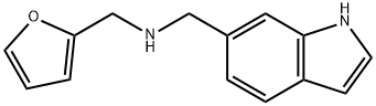 1-(2-furyl)-N-(1H-indol-6-ylmethyl)methanamine|(2-呋喃甲基)(1H-吲哚-6-基甲基)胺