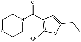 5-ethyl-3-(morpholin-4-ylcarbonyl)thiophen-2-amine Structure