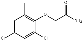 2-(2,4-ジクロロ-6-メチルフェノキシ)アセトアミド 化学構造式