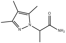 1H-pyrazole-1-acetamide, alpha,3,4,5-tetramethyl- Struktur