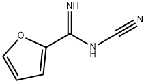 2-furancarboximidamide, N'-cyano- 化学構造式