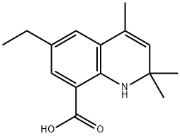 6-Ethyl-2,2,4-trimethyl-1,2-dihydroquinoline-8-carboxylic acid Structure