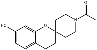 1'-Acetyl-3,4-dihydrospiro[chromene-2,4'-piperidin]-7-ol Struktur