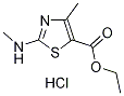 4-甲基-2-(甲氨基)-1,3-噻唑-5-羧酸乙酯盐酸盐, 1269152-25-1, 结构式