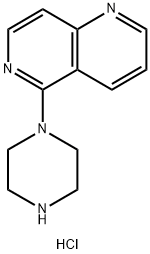 5-Piperazin-1-yl-1,6-naphthyridine hydrochloride Structure