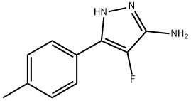 4-Fluoro-3-(4-methylphenyl)-1H-pyrazol-5-amine Structure