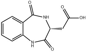 [(3R)-2,5-二氧代-2,3,4,5-四氢-1H-1,4-苯并二氮杂卓-3-基]乙酸,1217717-66-2,结构式