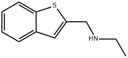 N-(1-Benzothien-2-ylmethyl)ethanamine hydrochloride 化学構造式